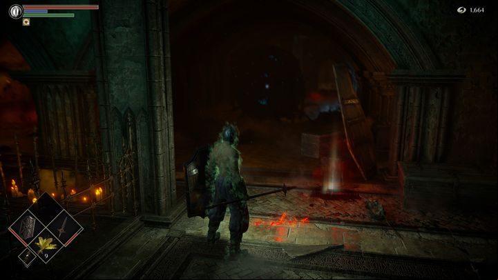 On the right, you will encounter a new, difficult to defeat type of enemy - Demons Souls Remake: Prison of Hope (3-1) - walkthrough - Tower of Latria (Region 3) - Demons Souls Remake Guide