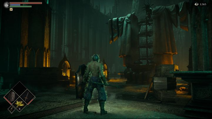 As you through the fog, you will be on the other side of the bridge, behind the sculpture that shot at the bridge - Demons Souls Remake: Prison of Hope (3-1) - walkthrough - Tower of Latria (Region 3) - Demons Souls Remake Guide