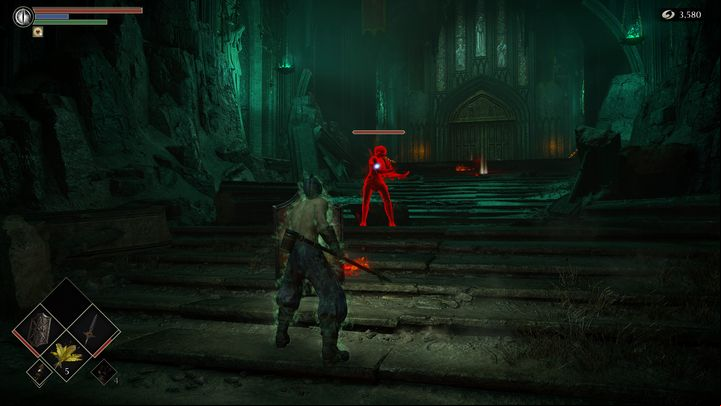 Don't be surprised if you take damage but don't know its source - Demons Souls Remake: Prison of Hope (3-1) - walkthrough - Tower of Latria (Region 3) - Demons Souls Remake Guide