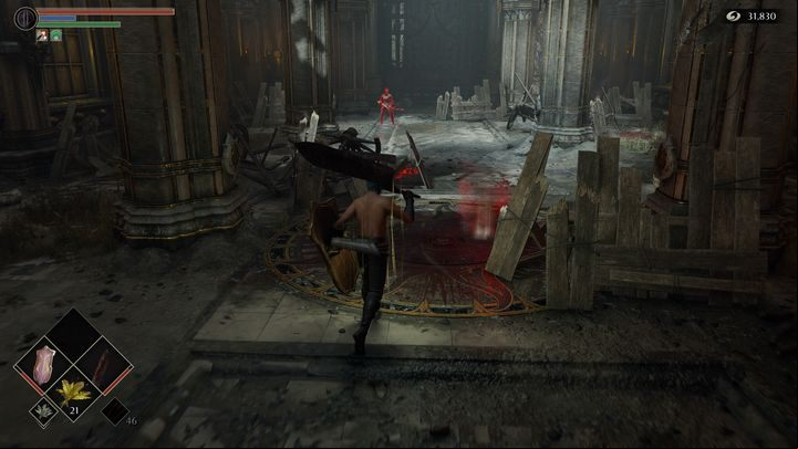 Leave the archer for the very end, because then your priority will be to get closer to her, which will inevitably trigger other phantoms, which will make the fight more difficult - Demons Souls Remake: The Kings Tower (1-4) - walkthrough - Demons Souls Remake Guide