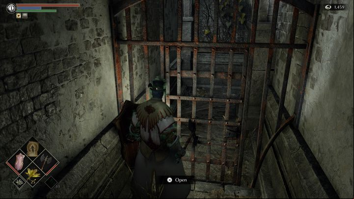 At the end of the narrow corridor, you will see a door that you will be able to open once you have obtained the Bloody Iron Key - Demons Souls Remake: Yuria the Witch - how to save? - FAQ - Demons Souls Remake Guide