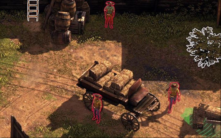 Enemies in Desperados 3 can be divided into those who do not move at all and those who walk around the vicinity - Desperados 3: Beginners Guide & Tips - Basics - Desperados 3 Guide