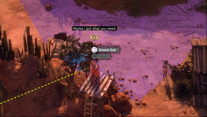 Regardless of whether youve took on the three-man patrol or not, focus on distracting, leading away, and eliminating enemies standing on either side of the ravine - Desperados 3: Reach the cemetery gate - mission 16, walkthrough - Mission 16 - The Old and The New - Desperados 3 Guide