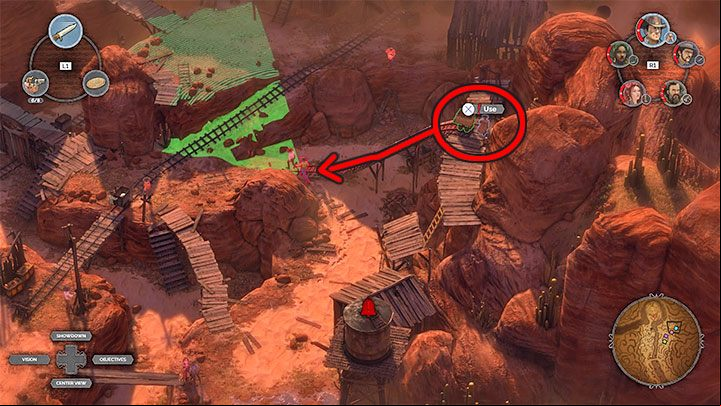 Keep moving north - Desperados 3: Reach the cemetery gate - mission 16, walkthrough - Mission 16 - The Old and The New - Desperados 3 Guide