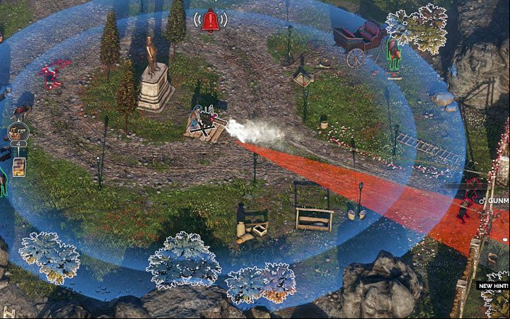 This is the opposite of the challenge described above - Desperados 3: Mission 4 - map, badges - Mission 4 - Until Death Do Us Part - Desperados 3 Guide