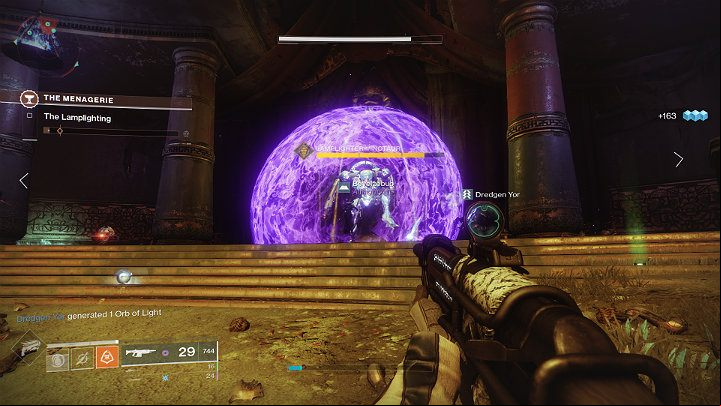 Mini-boss is not a very demanding opponent so you should deal with him quite quickly - Destiny 2: The Menagerie - game mode - Game modes - Destiny 2 Game Guide