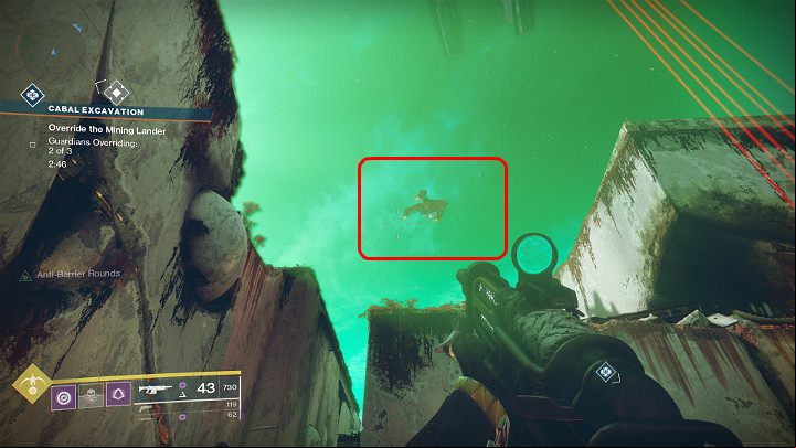 A smaller ship will spawn in quite a large distance from the event. However, after a while it will fly much closer and become a much easier target to destroy. - Destiny 2: Heroic Public Events - Markers and activities - Destiny 2 Game Guide