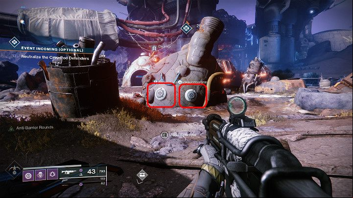 The image above shows the vents that need to be destroyed. - Destiny 2: Heroic Public Events - Markers and activities - Destiny 2 Game Guide