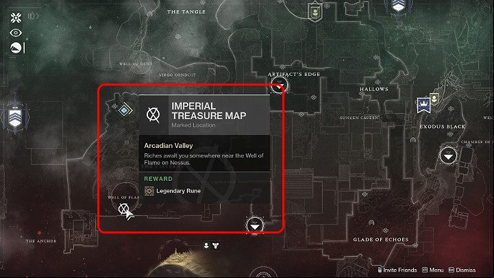 Each Imperial Treasure Map leads to one treasure chest - Destiny 2: Imperial Treasure Map - Markers and activities - Destiny 2 Game Guide