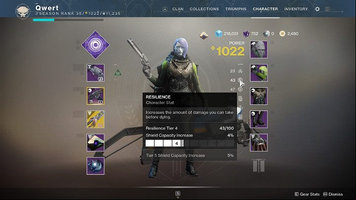 Tier (attribute level) - Destiny 2: Attributes - character development - Levels and character development - Destiny 2 Game Guide