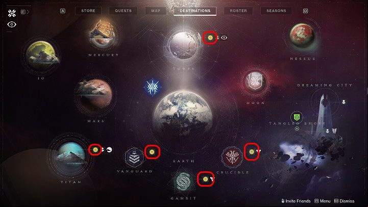 After crossing the soft cap, challenges will appear on the map of the solar system - Destiny 2: Character - how to level up quickly and gain power? - Levels and character development - Destiny 2 Game Guide