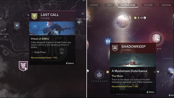 The Forsaken campaign can be started on the planet Tangled Shore and it is quite time-consuming, but its worth the effort to learn more about the fate of the Guardians - Destiny 2: How To Start, 5 Simple Steps - Basics - Destiny 2 Game Guide