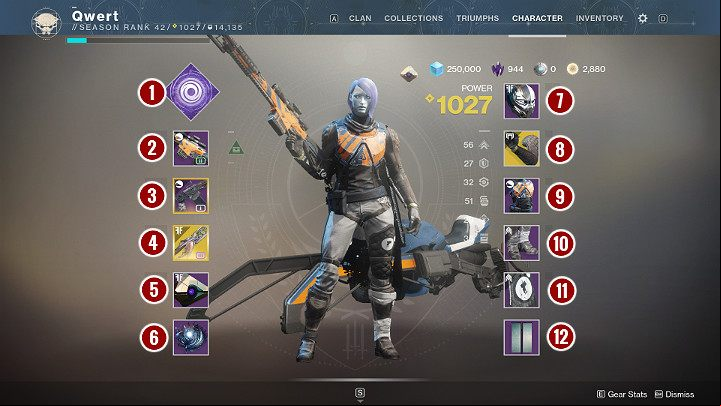 1 - Destiny 2: Inventory screen - Basics - Destiny 2 Game Guide