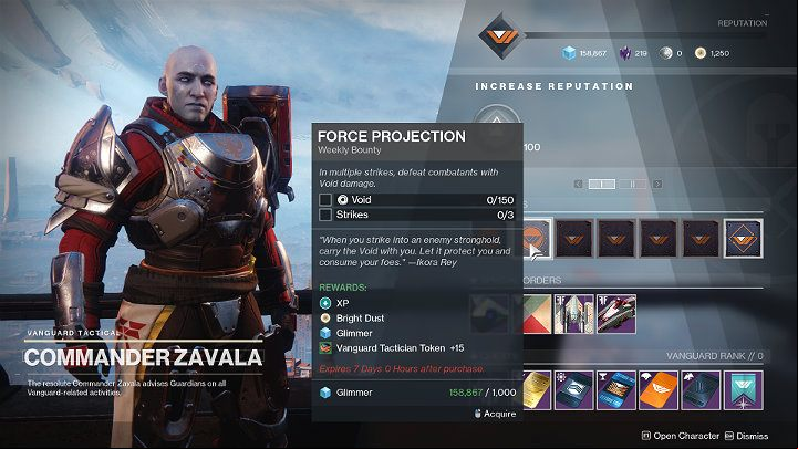 At the time of writing this guide Bounties in Destiny 2 can be purchased from the following NPCs - Destiny 2: Bounties - Basics - Destiny 2 Game Guide