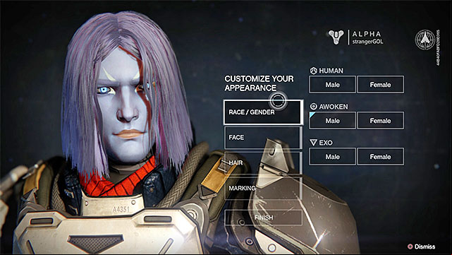 Choosing a race does not affect abilities - Introduction | Character creation - Character creation - Destiny Game Guide