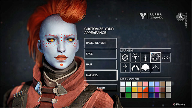 Destiny offers a wide range of options in of customizing a character - Introduction | Character creation - Character creation - Destiny Game Guide