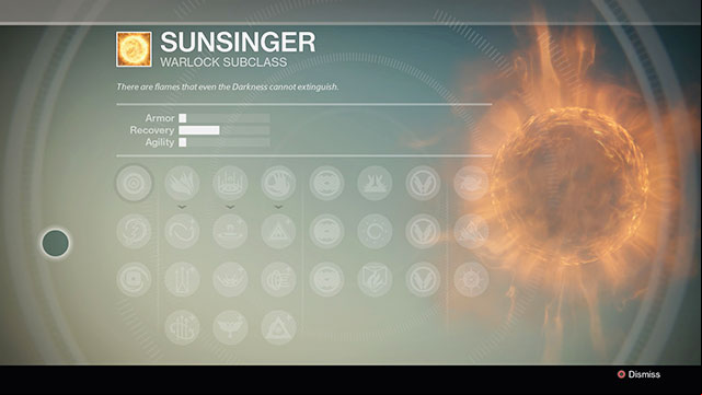 Sunsinger subclass progression tree - Warlock | Character creation - Character creation - Destiny Game Guide