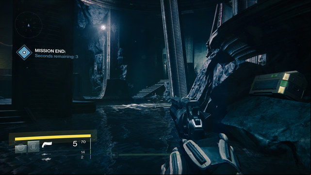 The chest is on the rock above the water - Moon | Gold Chests - Gold Chests - Destiny Game Guide