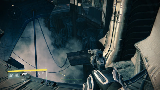 The platform which will lead you to the chest - Moon | Gold Chests - Gold Chests - Destiny Game Guide