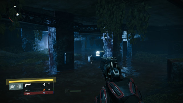 The chest is beneath the pillar in the underground - Venus | Gold Chests - Gold Chests - Destiny Game Guide