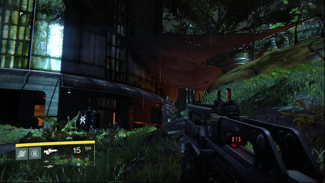 Glass panned roof over the entrance- Ghost should be somewhere in the middle. - Venus | Dead Ghosts - Dead Ghosts - Destiny Game Guide