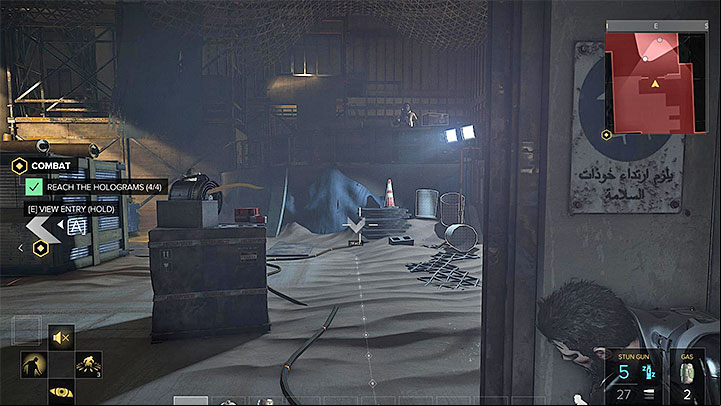 You should wait for the enemies to finish the conversation. - Black Market Buy - main quest - Dubai | Quests and maps - Deus Ex: Mankind Divided Game Guide