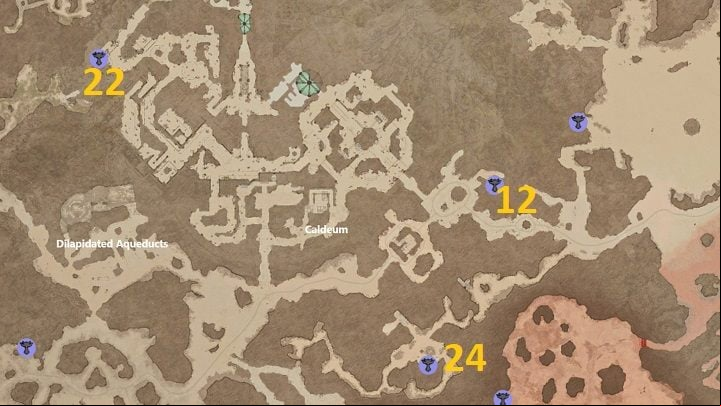 There are 3 Altars to discover in Caldeum - Diablo 4: Altars of Lilith - Kehjistan - Altars of Lilith - Diablo 4 Guide