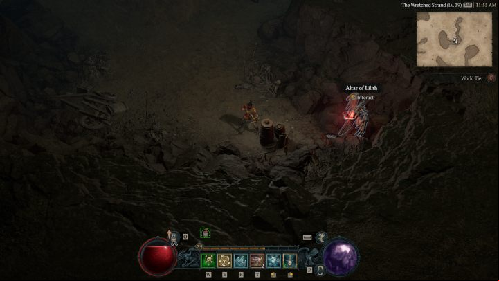 Altar #3 can be found near the age to the Dindai Flats - Diablo 4: Altars of Lilith - Dry Steppes - Altars of Lilith - Diablo 4 Guide