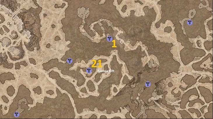 There are 2 Altars to discover in Tuusma Rift - Diablo 4: Altars of Lilith - Dry Steppes - Altars of Lilith - Diablo 4 Guide