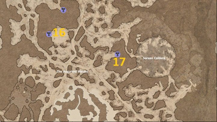 There are 2 Altars to discover in the Accursed Wastes - Diablo 4: Altars of Lilith - Dry Steppes - Altars of Lilith - Diablo 4 Guide