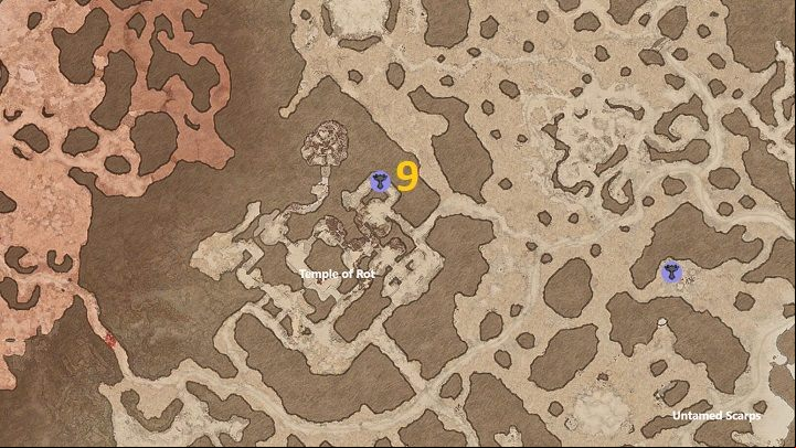 The Temple of Rot contains one Altar - Diablo 4: Altars of Lilith - Dry Steppes - Altars of Lilith - Diablo 4 Guide