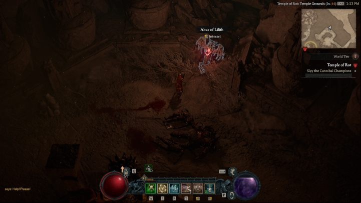 Altar #9 is in the eastern part of the Temple of Rot - Diablo 4: Altars of Lilith - Dry Steppes - Altars of Lilith - Diablo 4 Guide