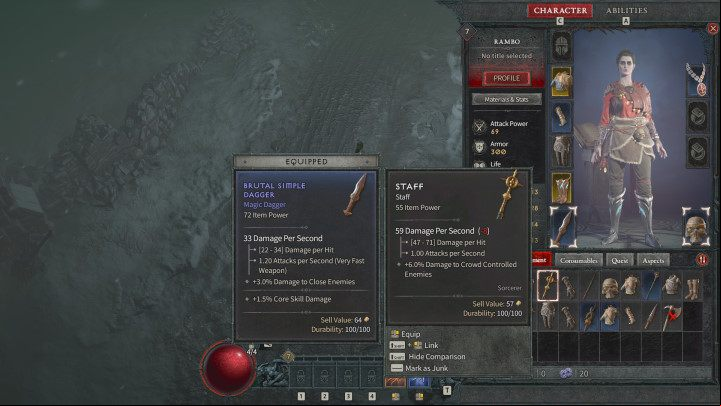 Below you will find information about this process - Diablo 4: How to change weapons? - Equipment - Diablo 4 Guide