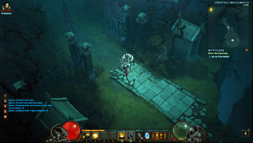 Once youve arrived at the cemetery travel north-west and walk through an opened gate - Sword of the Stranger - Quests - Diablo III Game Guide