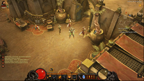 Before you leave the bazaar you should spend some time to explore this area and to meet the merchants - Shadows in the Desert - Quests - Diablo III Game Guide