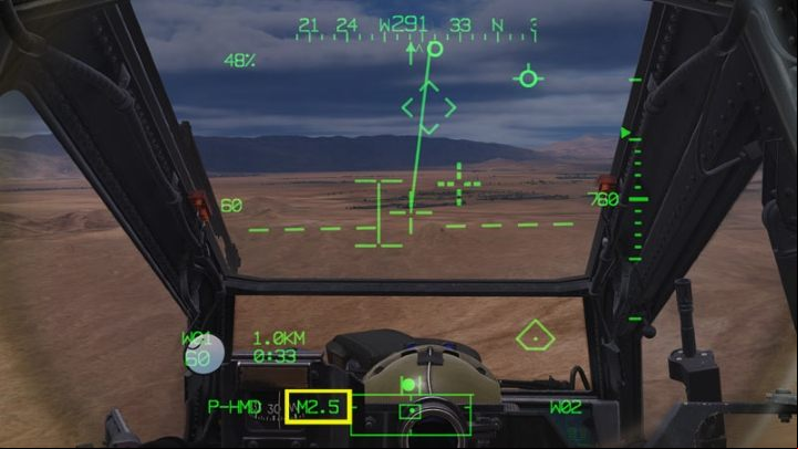 On the IHADSS, the Mx - DCS AH-64D Apache: 2.75 Unguided Rockets Hydra-70 - Weapons Employment - DCS AH-64 Apache Guide