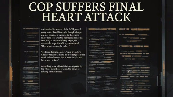 In Disco Elysium, the main character can die in many different ways - even during the first few minutes of gameplay - Disco Elysium: Can main character die? - FAQ - Disco Elysium Guide