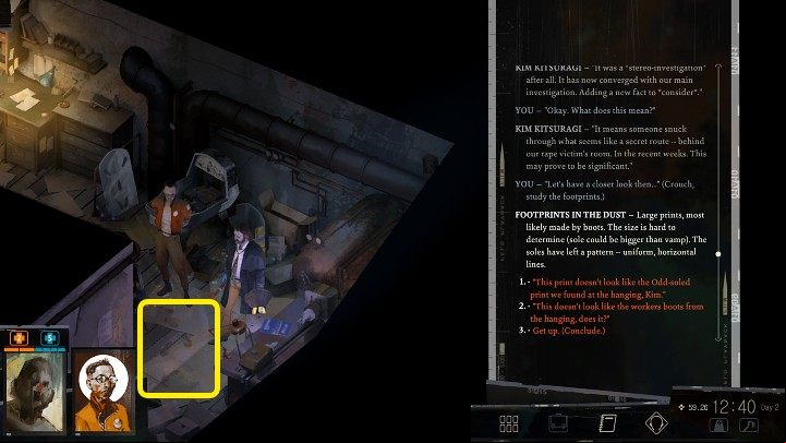 Upstairs you will wind find some sort of office - Disco Elysium: Explore the Whirlings secret ages - walkthrough - Other - Disco Elysium Guide