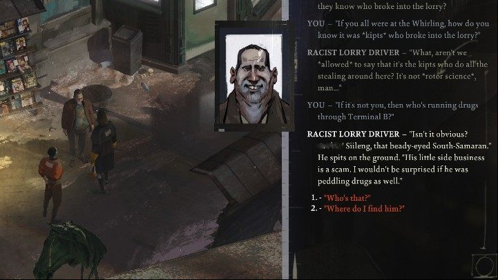 Your first task during this side quest will be talking to 3 drivers - Disco Elysium: The Jam Mystery - walkthrough - Other - Disco Elysium Guide