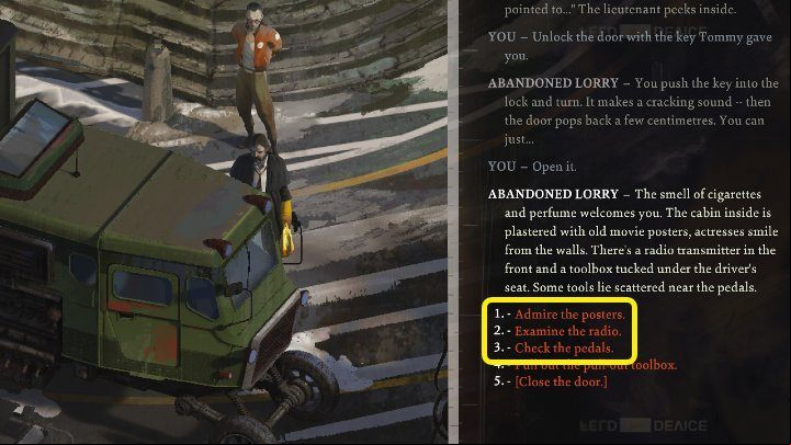The green FALN truck can be found not far from the strike location and the Horseback Monument - Disco Elysium: The Jam Mystery - walkthrough - Other - Disco Elysium Guide