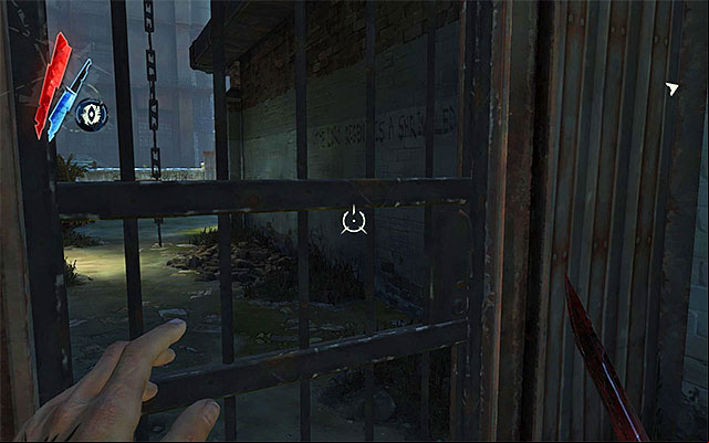 Another variant would be to reaching the age between the pub building and Piero's workshop (the above screenshot) - Infiltrating the pub - Mission 8 - The Loyalists - Dishonored - Game Guide and Walkthrough