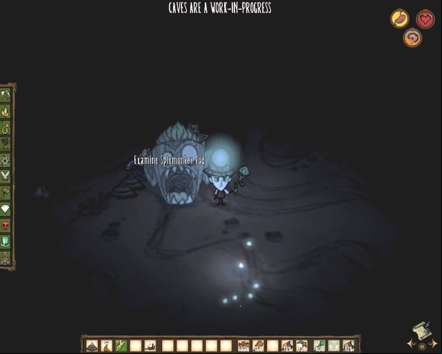 This is how Nightmare Splumonkey's dwelling place looks like - New creatures - A Moderately Friendly Update - Dont Starve - Game Guide and Walkthrough
