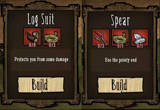 To defeat them without any problems, it is a good idea to arm yourself with a Spear and a Log Suit - Camp defense - Setting up a camp - Dont Starve - Game Guide and Walkthrough