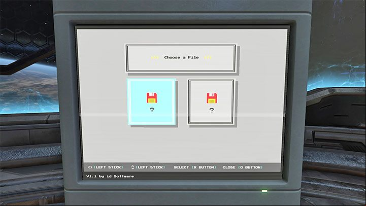 If you try to interact with the computer, you will notice that File 1 and File 2 are both disabled - Doom Eternal: A PC in the Fortress of Doom - why is it there? - Campaign - Doom Eternal Guide