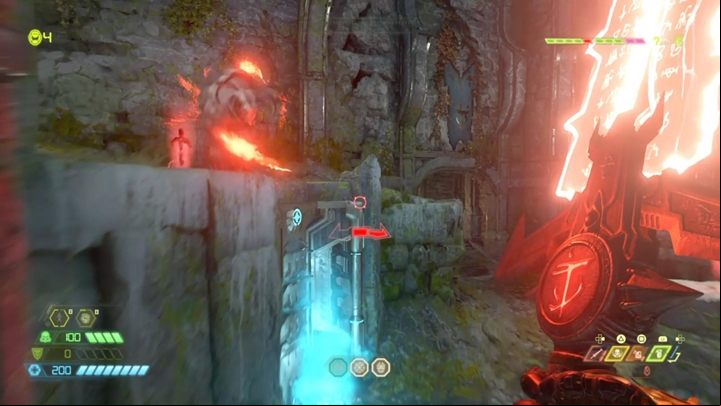 Test your new weapon on the monsters and then use the teleport to move back to the ship and complete the mission - Doom Eternal: Taras Nabad walkthrough - Levels walkthrough - Doom Eternal Guide