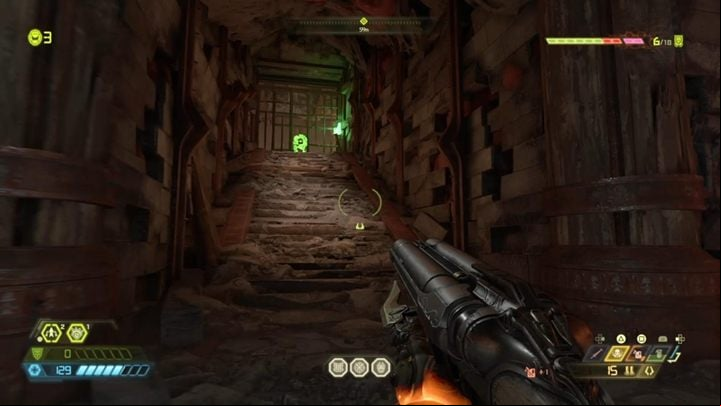To reach the other, go through the crusher corridor again and walk into the newly revealed age - Doom Eternal: Nekravol 1 walkthrough - Levels walkthrough - Doom Eternal Guide