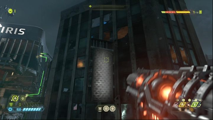 After it is over, go upstairs and jump into the ruined building - Doom Eternal: Final Sin walkthrough - Levels walkthrough - Doom Eternal Guide