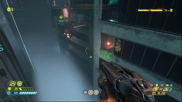 Climb the wall above and face a horde of enemies at the top of the building - Doom Eternal: Final Sin walkthrough - Levels walkthrough - Doom Eternal Guide