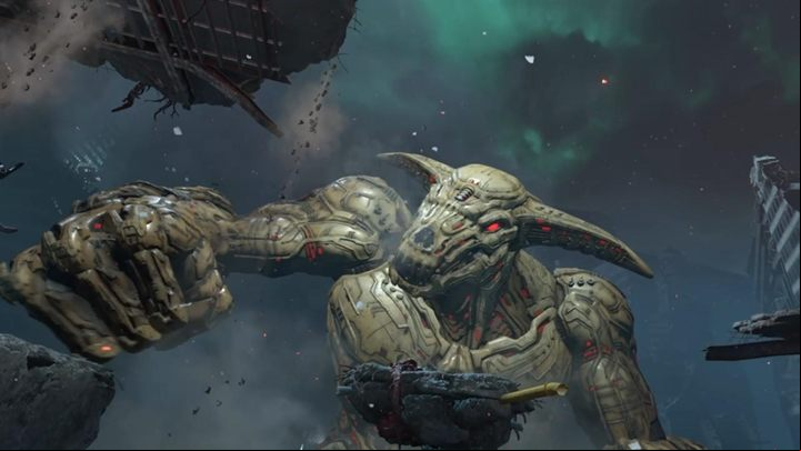 Icon of Sin is a titan who wants to destroy Earth - Doom Eternal: Icon of Sin | Boss fight - Bosses - Doom Eternal Guide