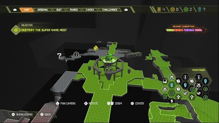 6 - Doom Eternal: Super Gore Nest secrets maps and location - Collectibles and secrets - Doom Eternal Guide